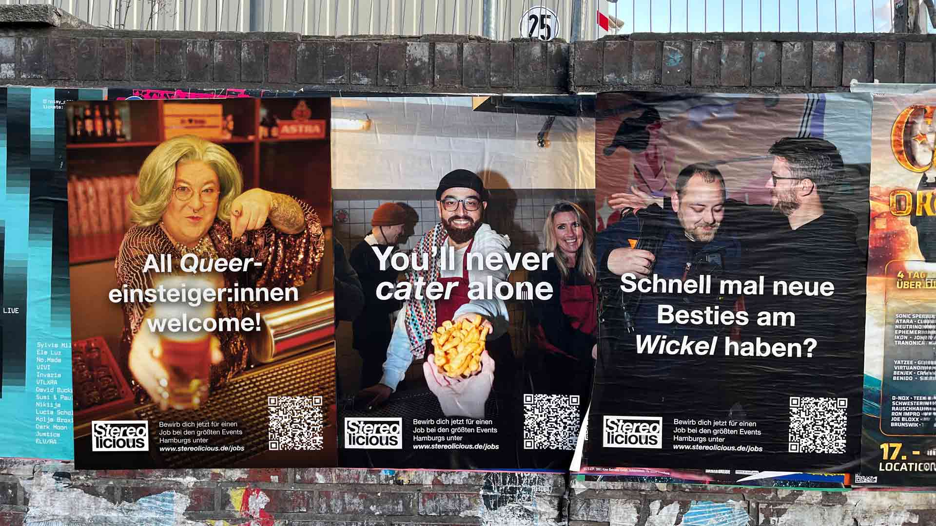 Plakate in Hamburg Stereolicious